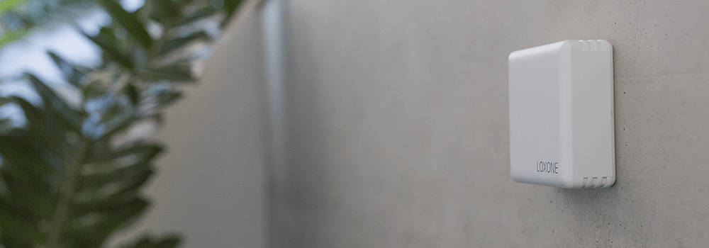 loxone-temperatur-feuchtefuehler-montiert