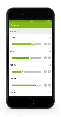 Loxone Smart Home App 7 - Equalizer