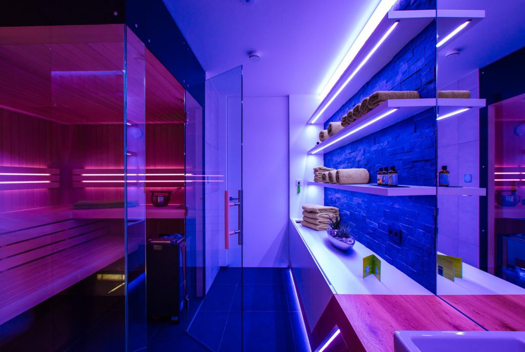 inteligentní ovládání sauny loxone