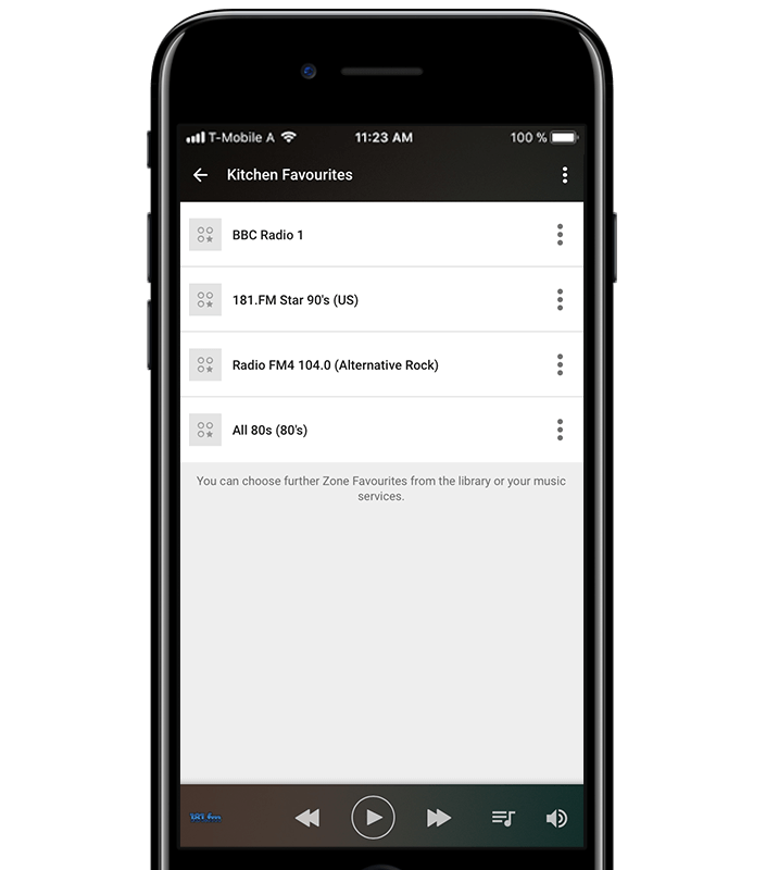 Oblíbené hudební styly na smartphone