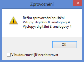 Loxone config režim zprovoznění