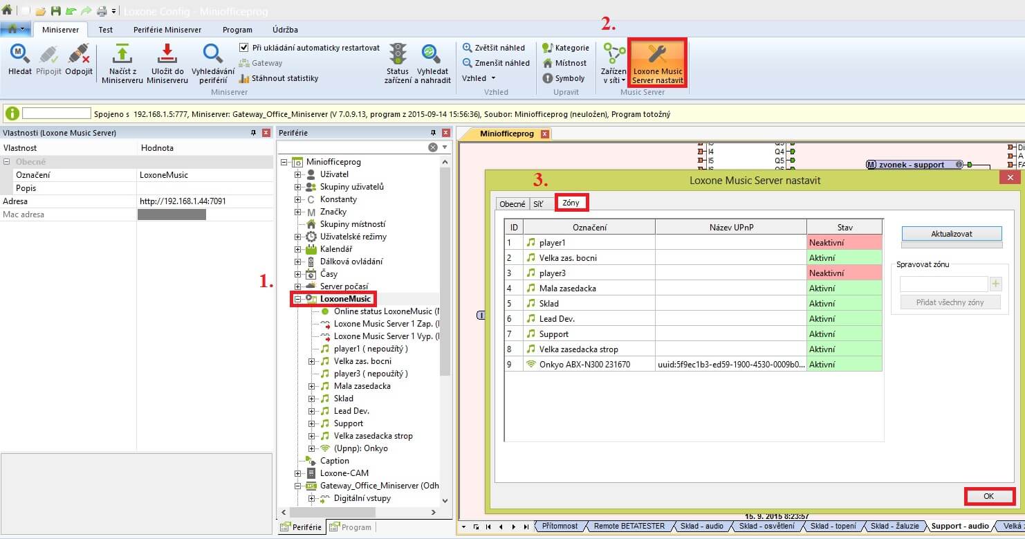 Přidat zařízení UPNP