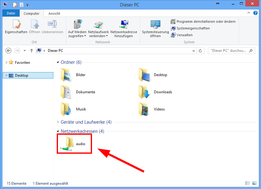 musicserver slozka s hudbou