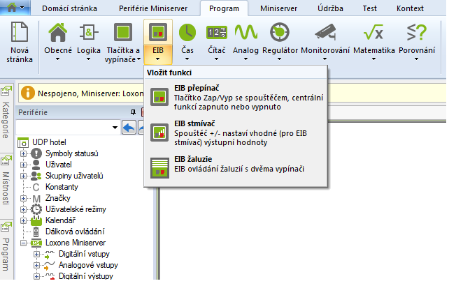 printscreen ps funkcni bloky eib loxone config