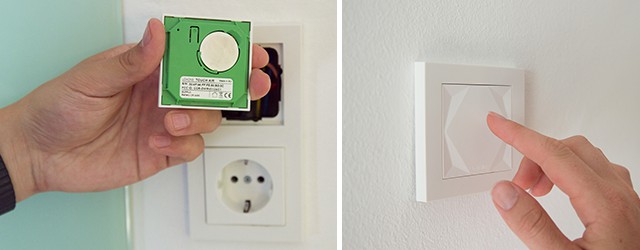 inteligentní dům: bezdrátové tlačítko Loxone