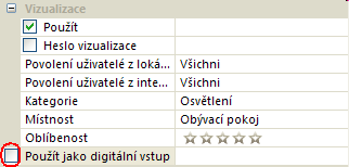 virtualni vstup vizualizace analog