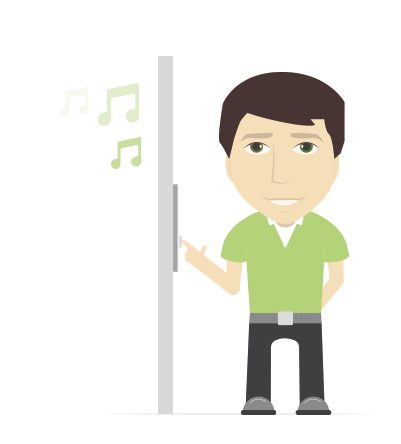 Loxone Music Server může sloužit i jako zvonek