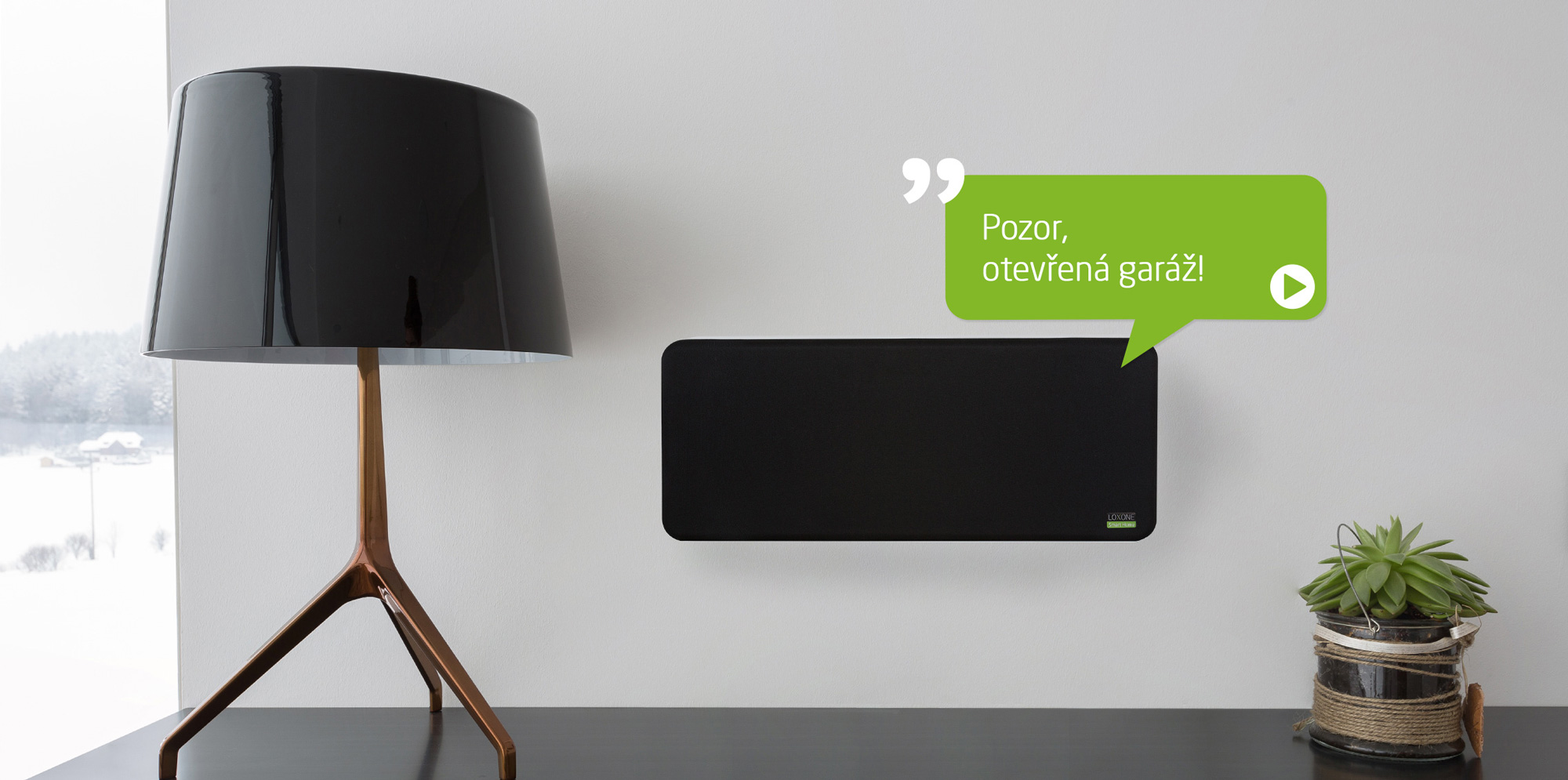 Text to speech oznámení z reproduktorů