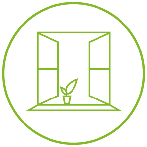 ikona otevřené okno