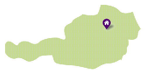 lokace pasivního domu se systémem Loxone v Rakousku