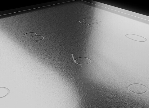 Detail zblízka NFC Code Touch