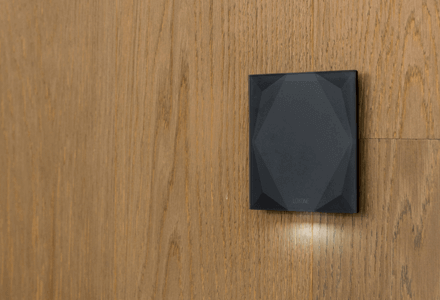 Skleněné tlačítko Touch Pure Anthracite