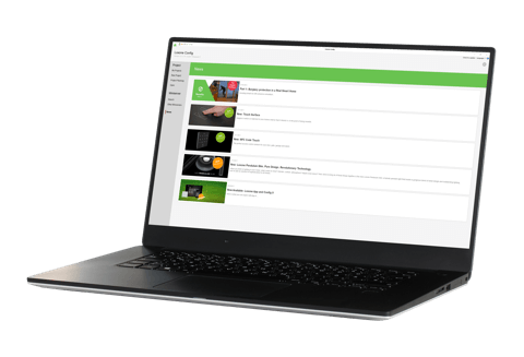 zobrazení novinek v Configu