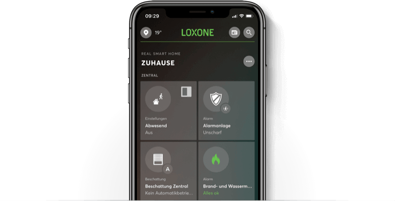 Aplikace zobrazená na iphone