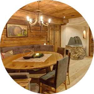 Vnitřní osvětlení chaty