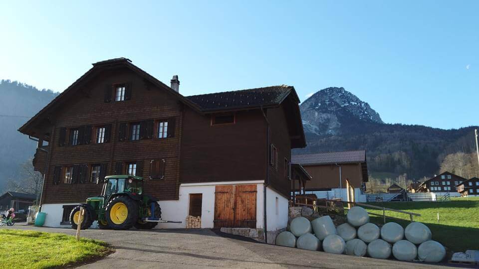 Farma Zumstein Hof v Obwaldenu ve Švýcarsku