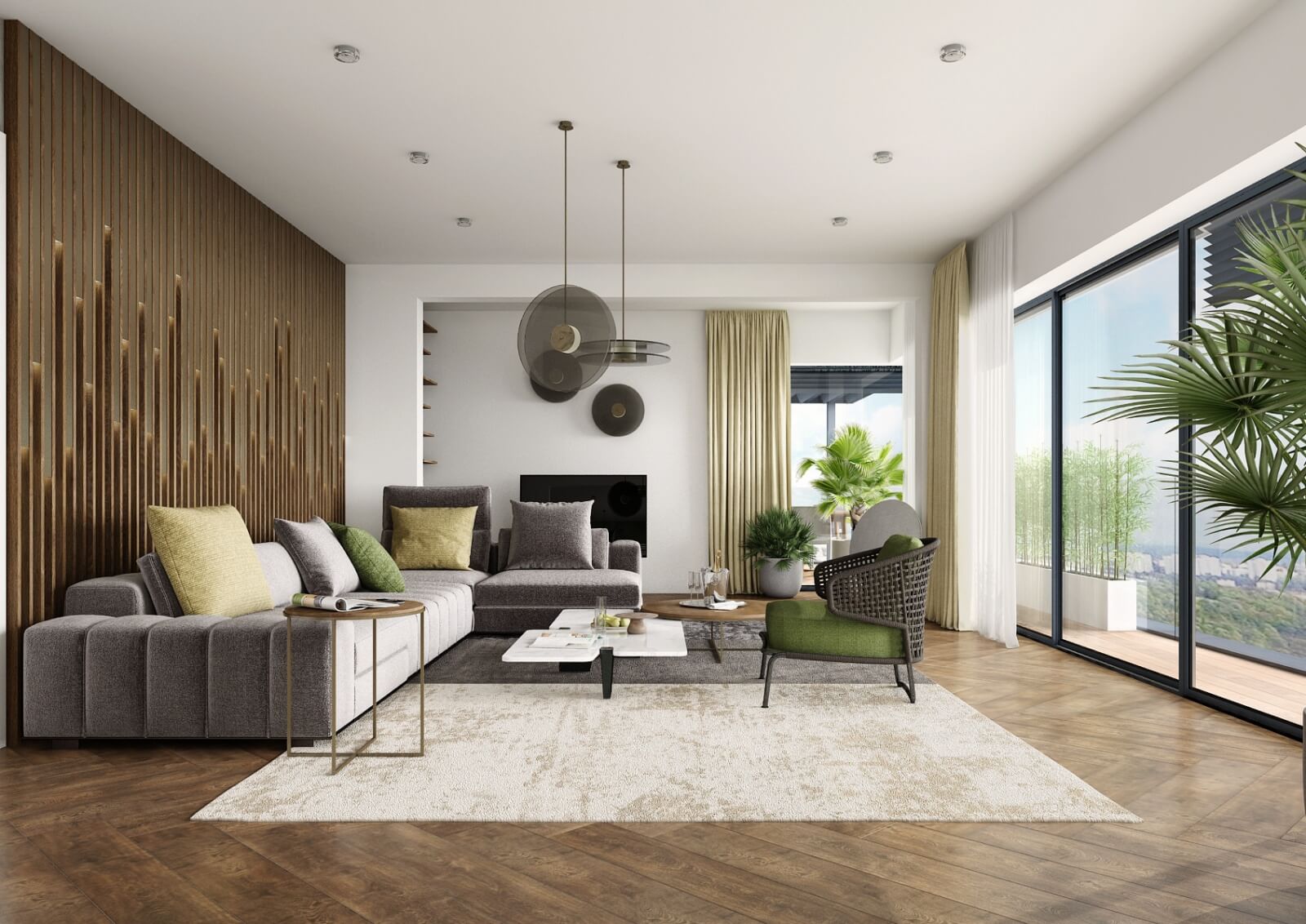 Viladům Děvín - obývací pokoj