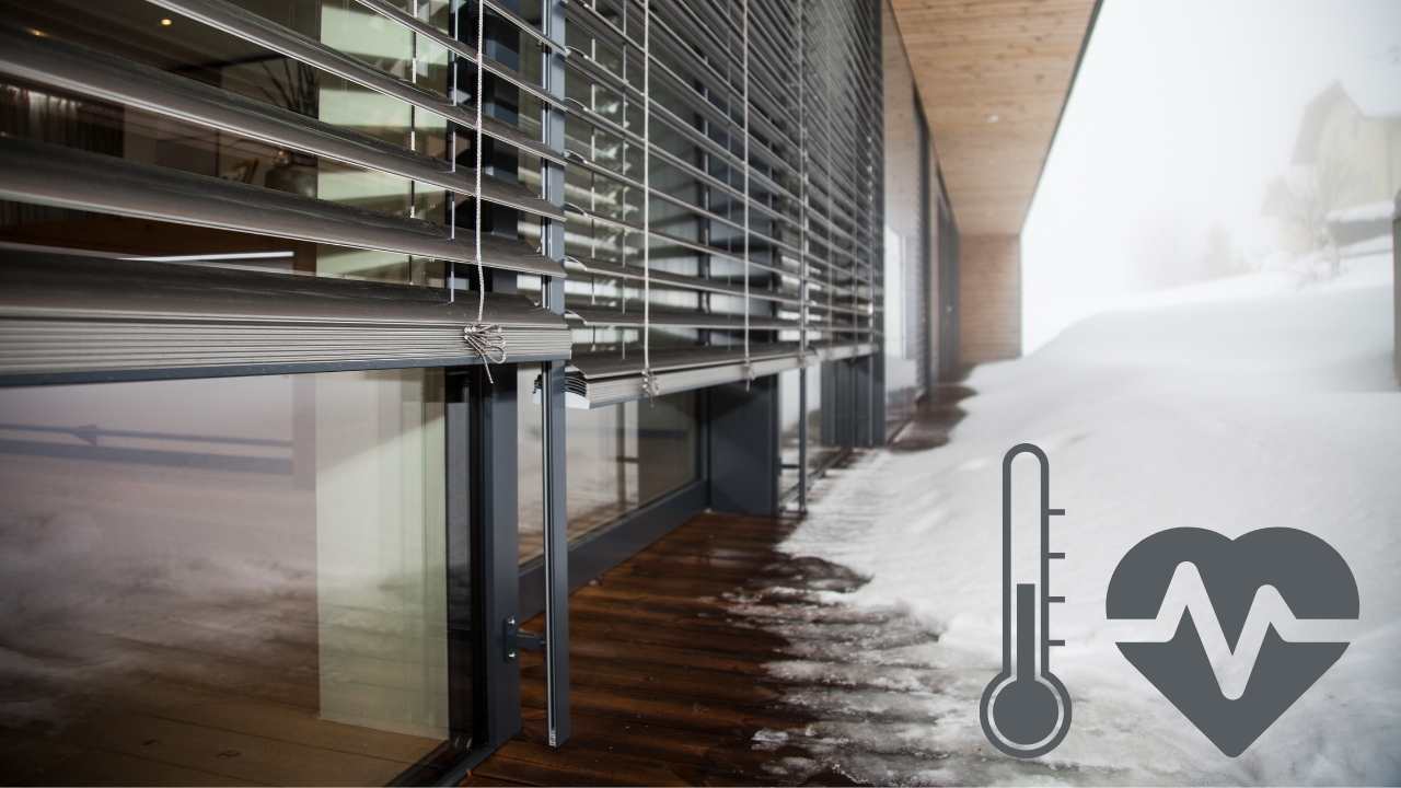 Ochrana proti přimrznutí žaluzií