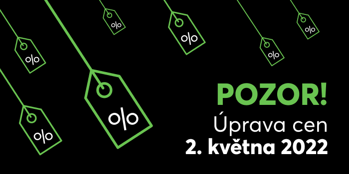 Banner - úprava cen