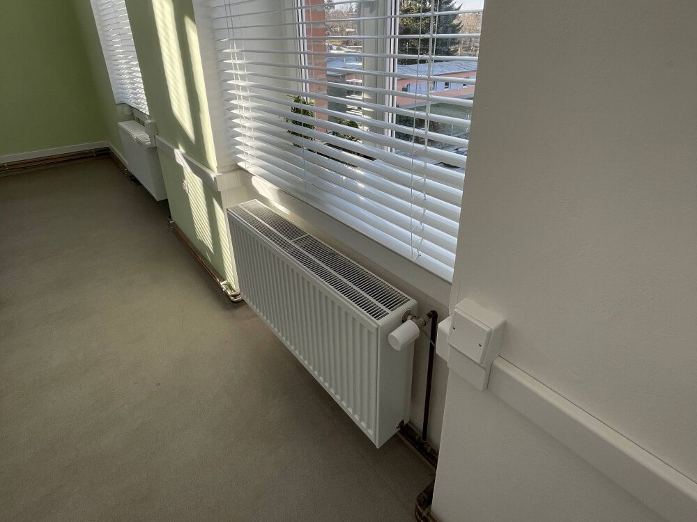 Hlavice Loxone reguluje topení