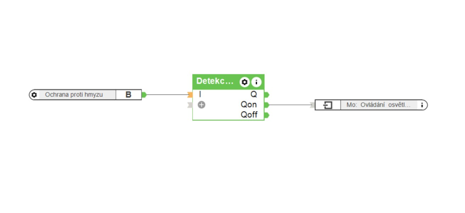 Funkční blok Tlačítkový vypínač