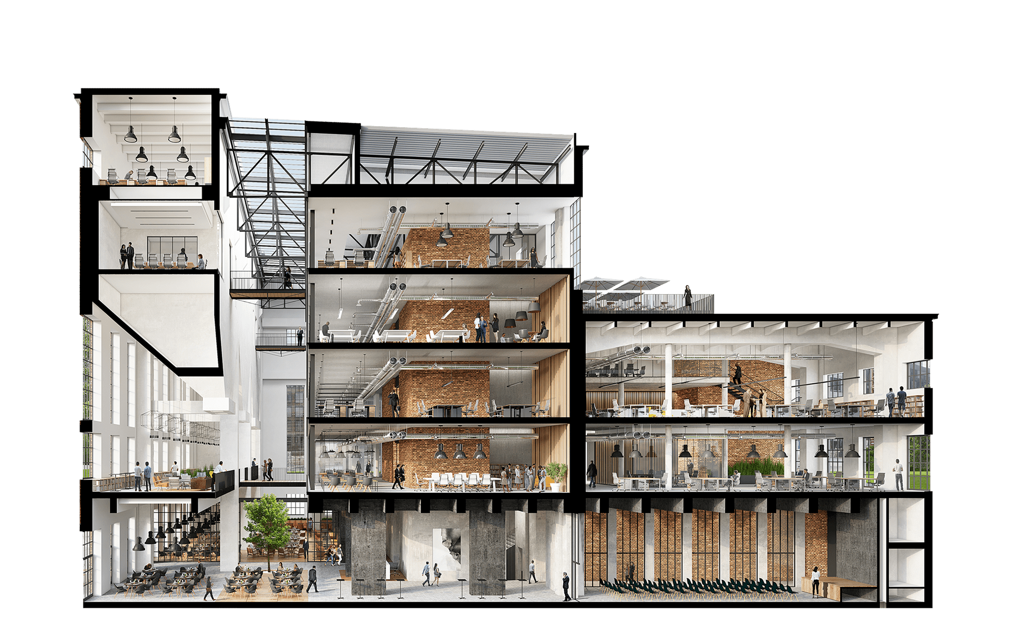 Vizualizace prostor někdejší teplárny