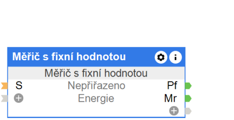 Blok Configu Měřič s fixní hodnotou