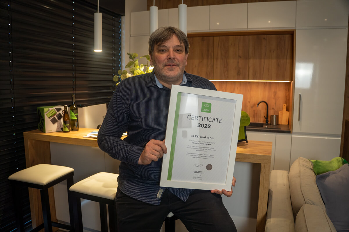 Jozef Jusko s partnerským certifikátem