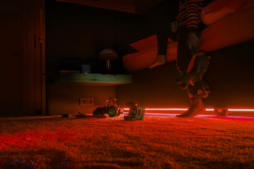 Noční režim se spustí, jakmile vyšlápnete z postele.