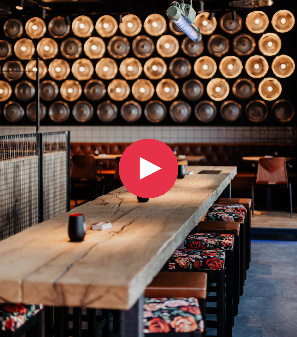 Osvětlení v restauraci pomocí systému Loxone