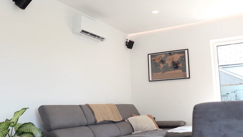 Klimatizace v obýváku