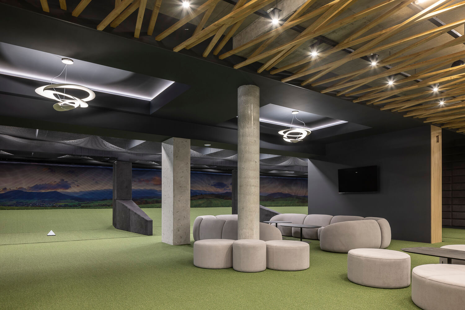 Řízení osvětlení sportovní haly v Golf Aréně Třinec pomocí systému Loxone