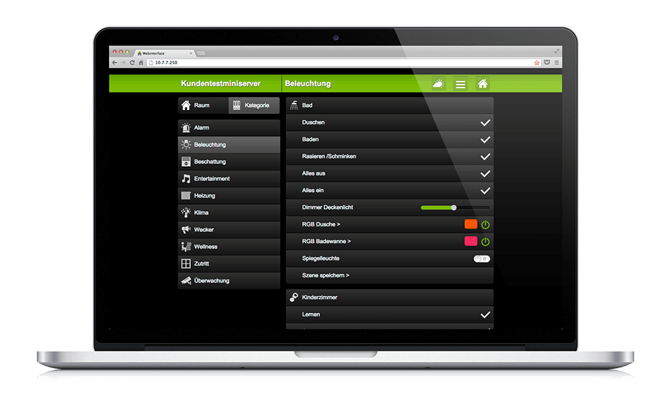 webinterface_lighting
