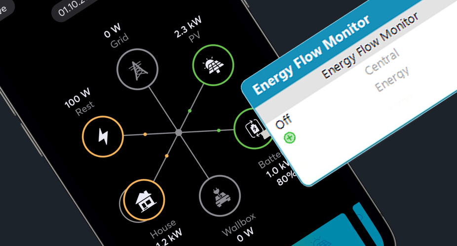 Enerielussmonitor Baustein