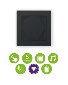 Loxone Touch Air - Black Switches With 5 Touch Points