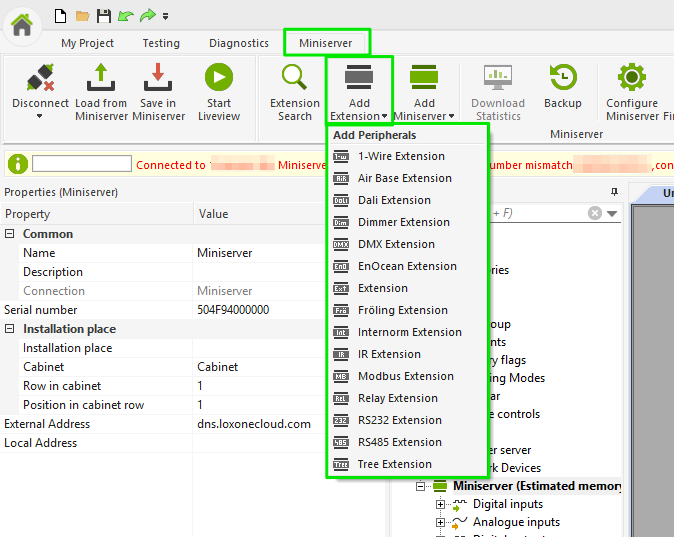 Add Extension Manually