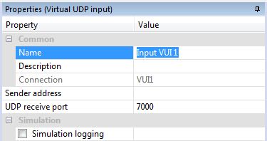 Example Screen Shot On Changing Properties UDP On Loxone Config