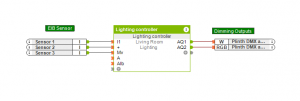 Loxone and EIB Sensors for Lighting