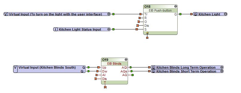 Example Screenshot Of Loxone Config Eib Function Blocks Lighting Shading
