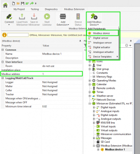 Modbus Device Address