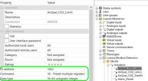 Modbus Device Actuators