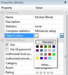 Properties Block Colour