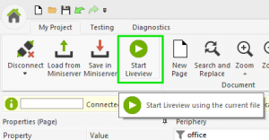 Config Start Live View