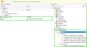 Loxone config wallbox properties