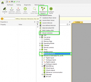 iRoom controller configuration