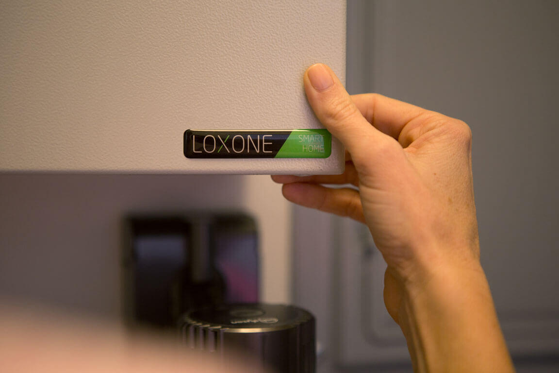 Loxone Smart Home Sticker in Kitchen