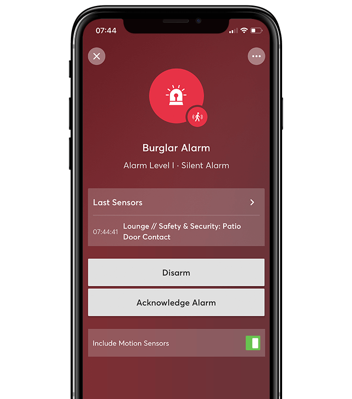Stufe 1 : Stiller Alarm