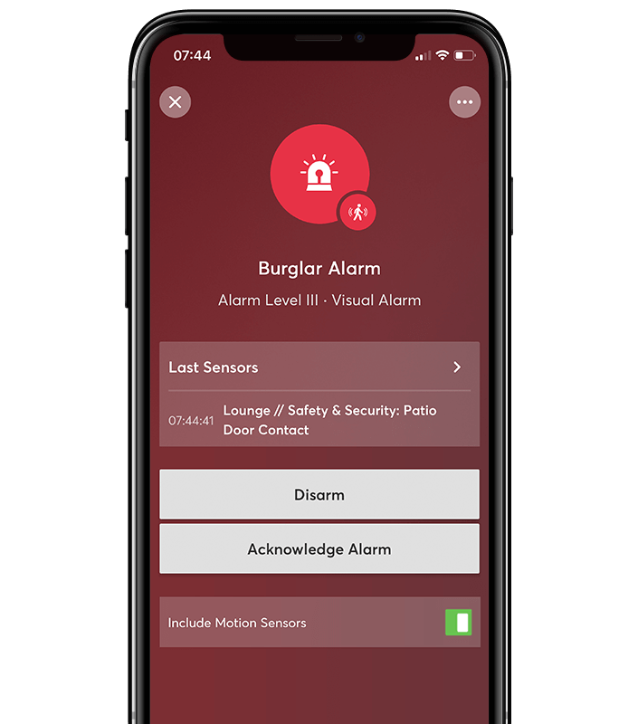 Stufe 3 : Optischer Alarm