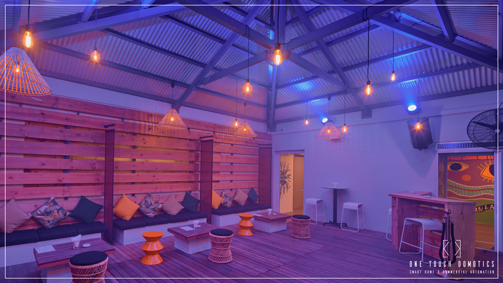 Nightclub lounge lighting mood