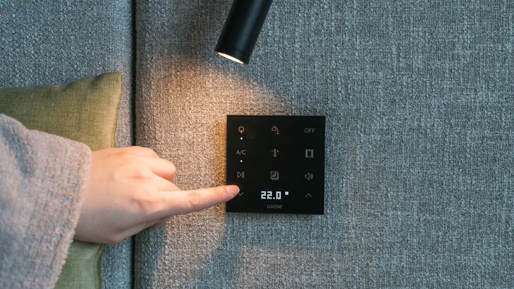 The Touch Pure Flex makes it easier to operate technology in the hotel room.